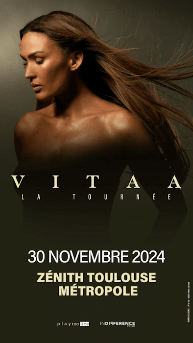 VITAA en concert au Zénith de Toulouse Métropole le 30 novembre 2024 à